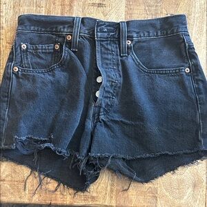 Levi’s Black Denim Women's Shorts